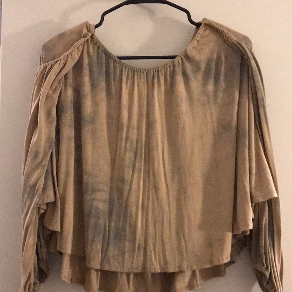 Off the Shoulder Tie Dye Top